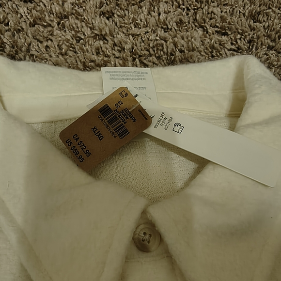 Women's Cream Shacket - Picture 3 of 3